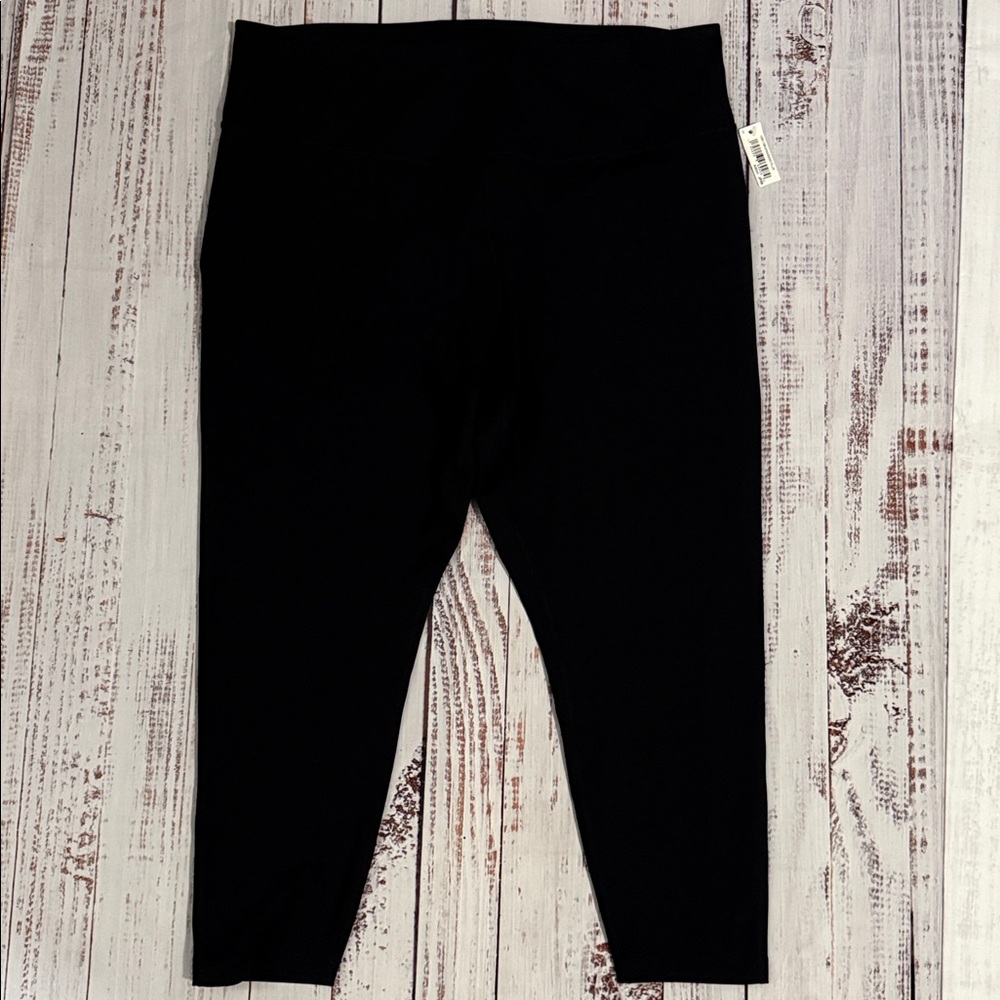 Core IO Black Athletic Ankle Leggings 2X NWT